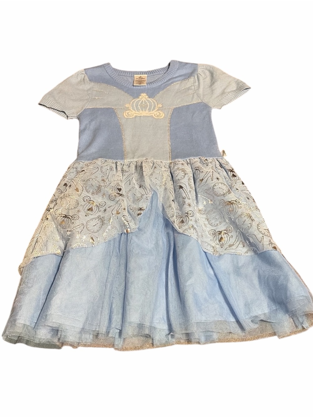 Disney Light Blue and Silver Princess Tulle Dress